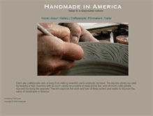 Tablet Screenshot of handmadeinamerica.us